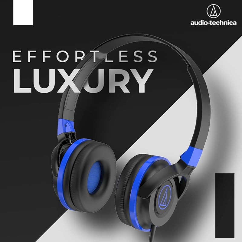 Audio technica ATH-S100iS BBL проводные для смартфона портативные наушники-вкладыши STREET MONITORING черный синий