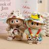 Doll Clothes Set with Fisherman Hat/Overalls Figures Costume for 17cm 1st/2nd/3rd Dolls (No Doll)