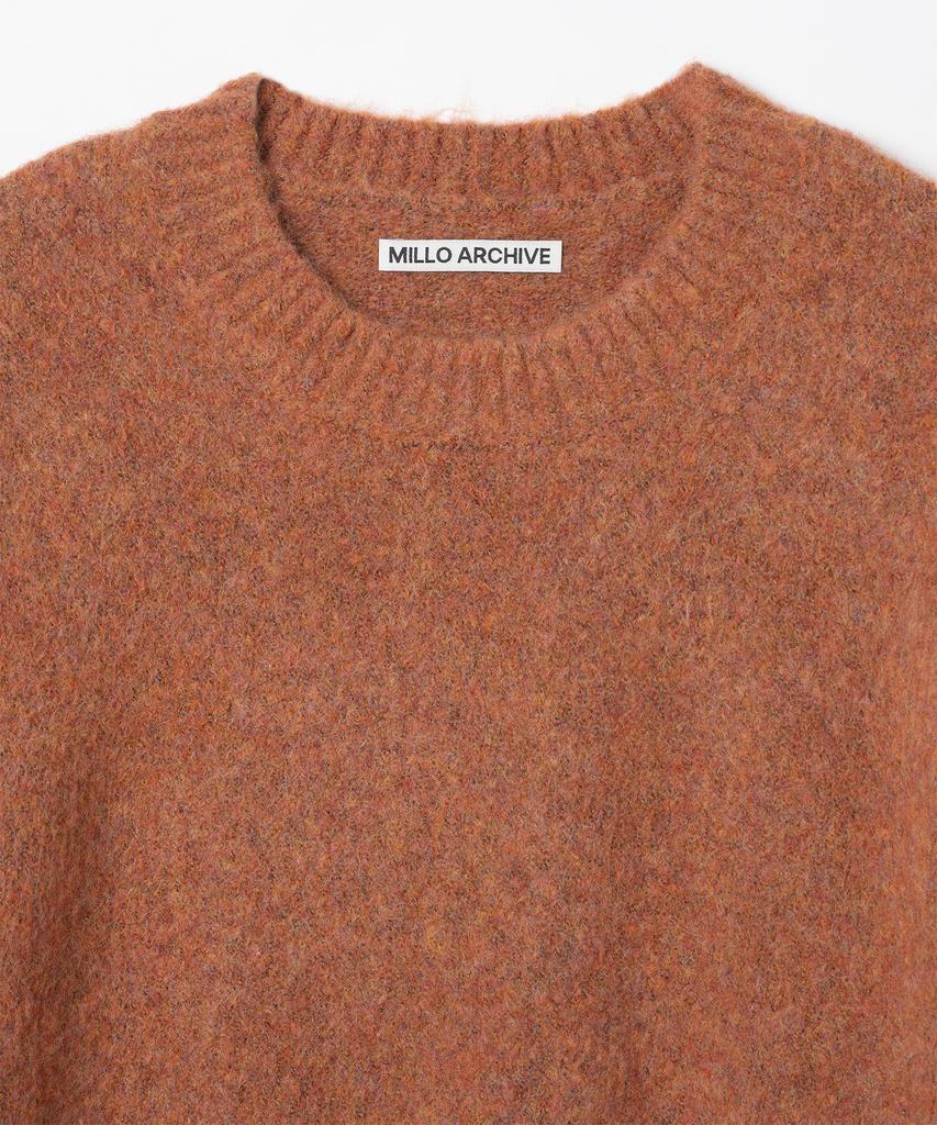 MILLO ARCHIVE Crop Silhouette Knit [Orange Red] (Type A)