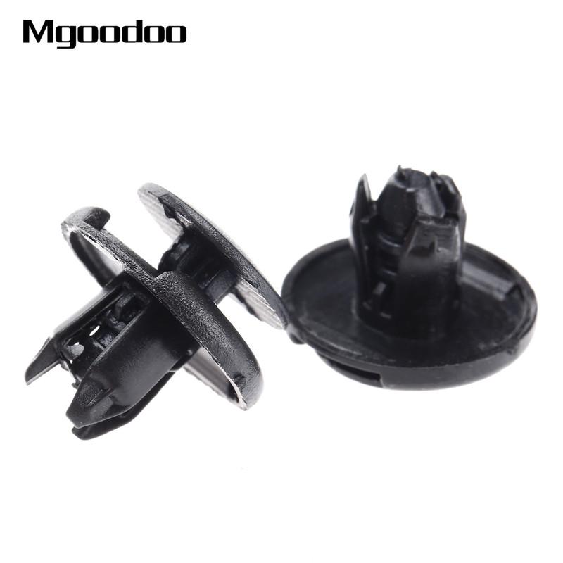 50Pcs 8mm Fastener Fender Splash Shield Push Rivet Fastener Bumper Retainer Pin Clips For Honda Acura Civic Accord 91512-SX0-003