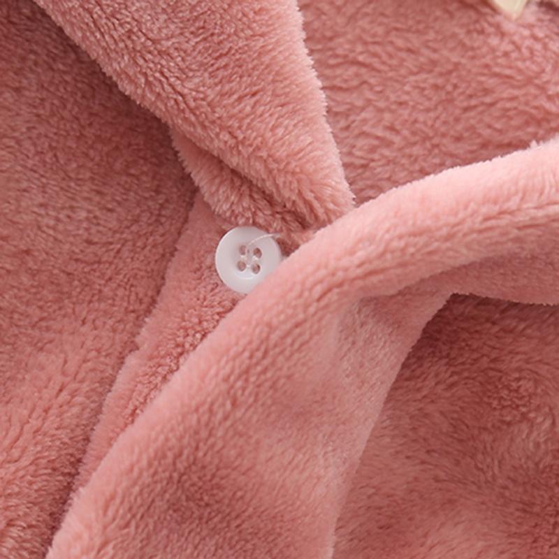 Детский халат с героями мультфильмов, осенне-зимняя пижама с капюшоном для мальчиков и девочек, фланелевая одежда для сна с длинными рукавами для малышей, детская домашняя одежда