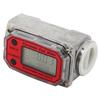 Mini Digital Turbine Flowmeter Diesel Fuel Flow Meter 10‑200L 1" NPT
