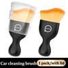 cjtsp5 Keychain Car Air Vent Cleaning Soft Brush With Casing Clean Tool Dusting Crevice BrushFor Volvo Rdesign V60 V40 XC90 V50 V70 S90