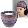 Trend Elastic Hair Bands Striped Wide Head Wrap Turban H Eadband Hair S Carf