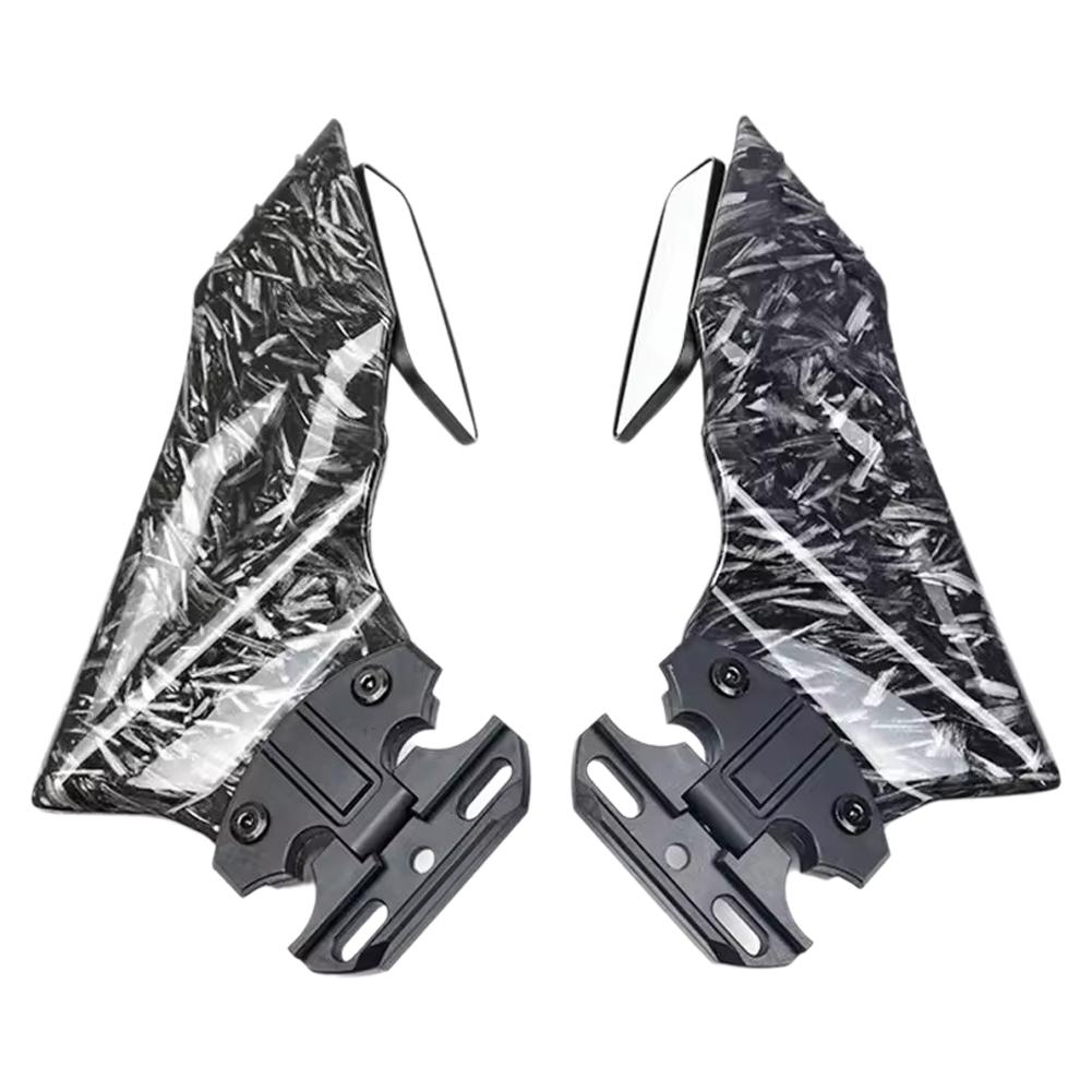 Для HONDA CBR650R CB1000RR CBR600RR CBR250R CBR600F4 Комплект боковых крыльев для мотоцикла Спойлер Обтекатель Зеркало заднего вида Комплект фиксированных крыльев