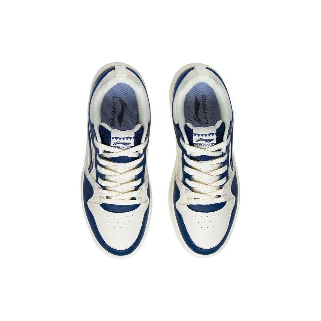 Мужские низкие скейтбордические кроссовки Li Ning Xingchu 2.0, сине-белые, AGCT337-5