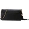 Gucci Impressed Logo Chain Tassel Leather Crossbody Shoulder Bag Women bags Black 536224-A7M0G-1000