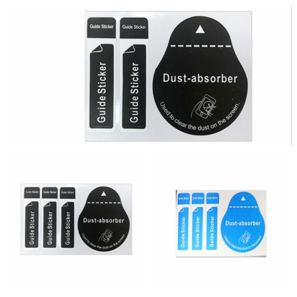 50PCS PVC Tablet Screen Dedust Sticker Dust Removal LCD Guide Protector Camera Lens LCD Screens