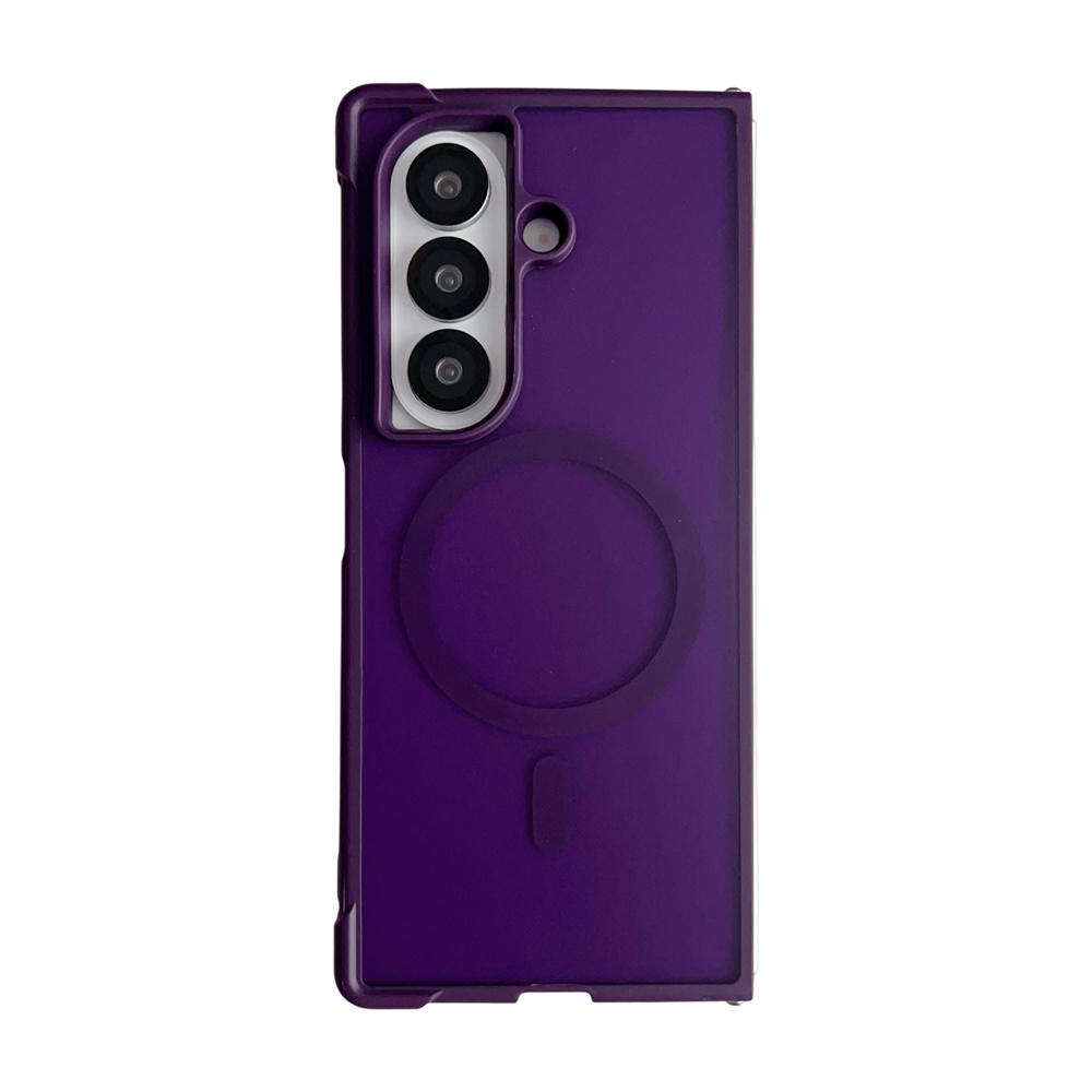 Для Magsafe Магнитный Матовый Прозрачный Чехол для Телефона для Samsung Galaxy Z Fold 7 6 5 4 Fold7 Fold6 Подушка Безопасности Бампер Ударопрочный Чехол