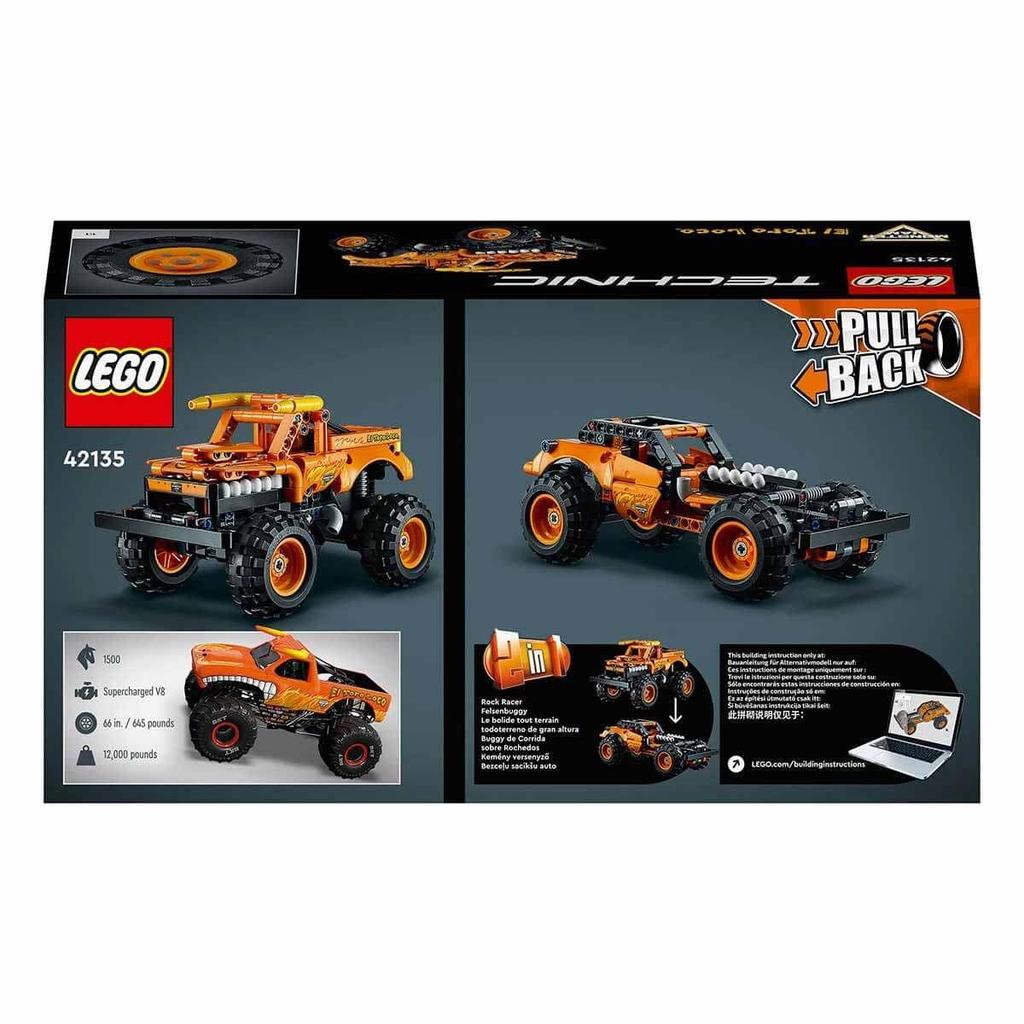 LEGO Technic Monster Jam™ El Toro Loco™ 42135 Конструктор, Грузовик, STEM Образовательный подарок для мальчиков от 7 лет и старше