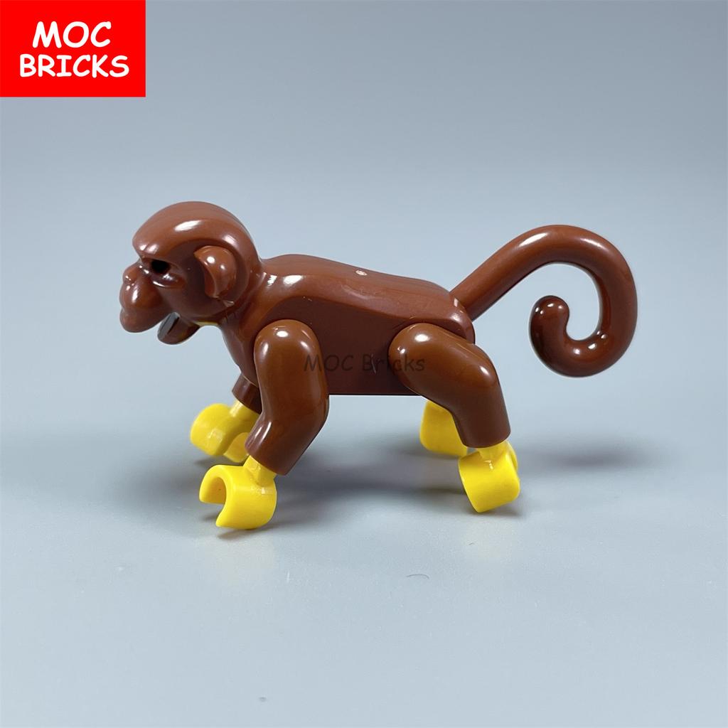 Нетоксичные Moc Кирпичи Животное Король Обезьян Легенда Путешествие на Запад Фигурка Действия Образовательные Строительные Блоки Игрушки Подарки для Детей