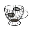 Metal Coffee Capsule Holder for Nespresso20 Cups for K Cup Coffee Pod OrganizerBar Storage BoxFruit BasketCoffee Accessories
