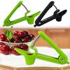 Corer Efficient Press Design One-Handed Cherry Pitter Tool Safely Remove Pits for Delicious Cherry Recipes