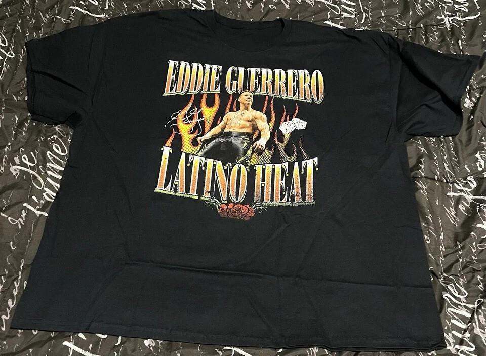 Eddie Guerrero Oversized Short Sleeve Tee - Black Unisex T-Shirt