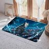 Anime A Kaiju Hachigou Floor Mat Eco  Flannel Doormat Non Slip Odorless Indoor Floor Rug Soft Short Plush Home Mat