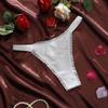 Low-waist Seamless Thong Lingerie Lace Briefs Underpants Lace Flower Panties Girl Lady