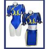 Костюмы для косплея Street Fighter Чунь-Ли Синий купальник Ципао Вечеринка Карнавальный костюм для женщин