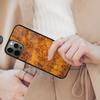 Оранжевый магнитный чехол для телефона с узором лапок для APPLE iPhone 17 Air 16 14 13 12 Pro Max 15 Plus Беспроводная зарядка С крышкой MagSafe