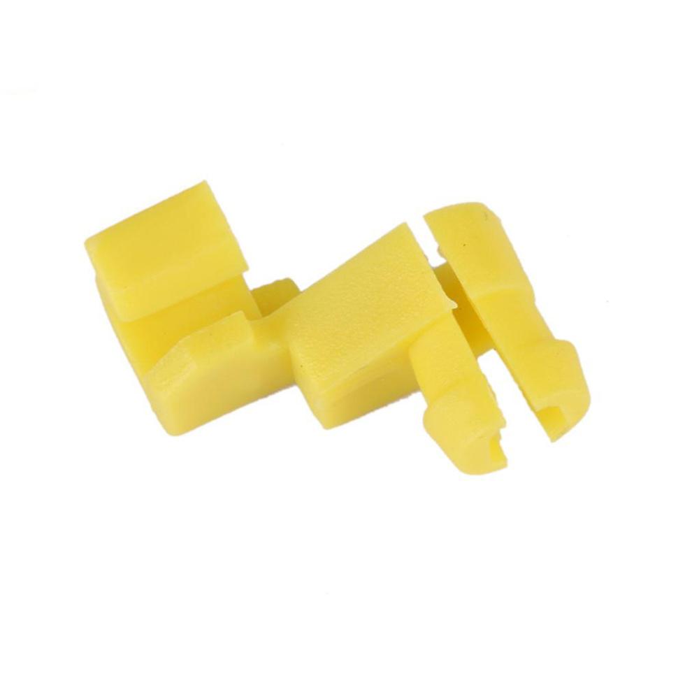 1 Set / 50 Pcs Nylon Door Lock Rod Clips Retainer For Replace 6929312040 Yellow