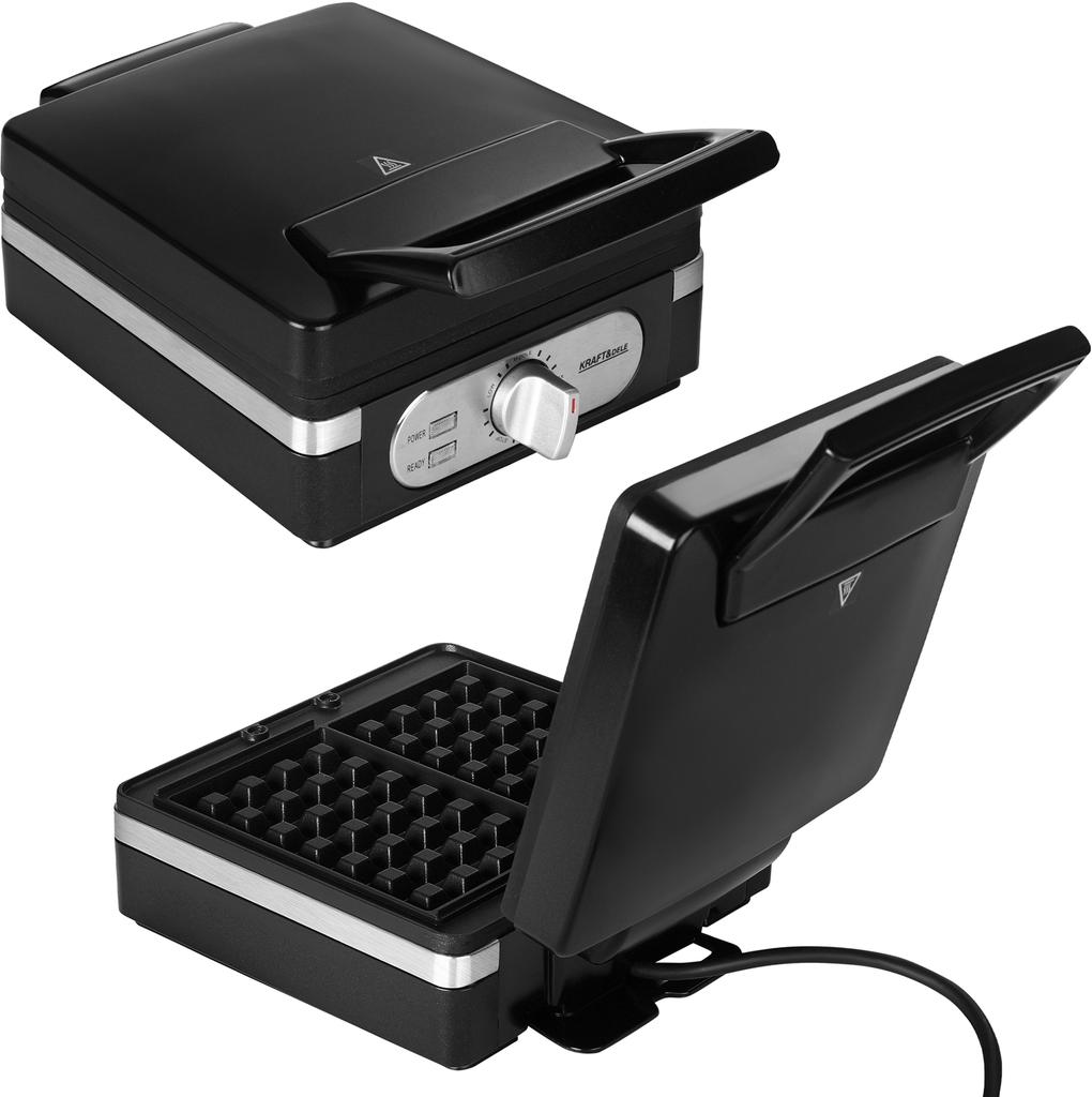 Gofrownica 2000W 3-Stopniowa Regulacja | Kraft&Dele