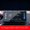 Защитное стекло для экрана для Peugeot 2008/E2008 10-дюймовый сенсорный центральный экран радиоприемника GPS-навигации