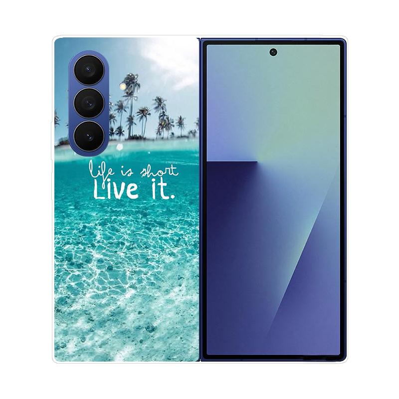 Для Samsung Galaxy Z Fold 7 Fold7 Чехол Роскошный Складной Ударопрочный Защитный Funda для Samsung Galaxy Z Fold 7 Жесткая Задняя Крышка из Поликарбоната