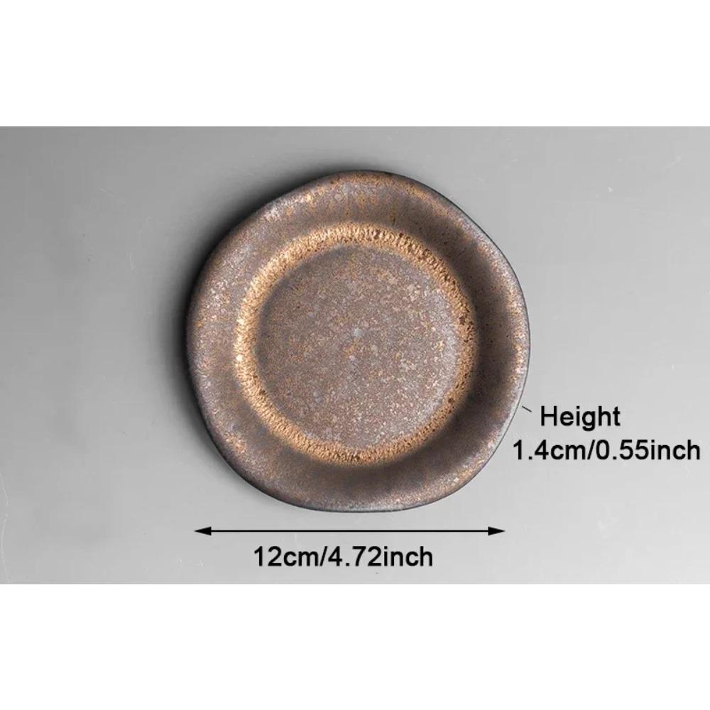 Японский винтажный набор чайных чашек Керамическая кофейная кружка Глазурь цвета ржавчины Чашка для молока для кафе с деревянной ручкой Чашка для воды Чайная чашка Посуда для напитков для дома и офиса