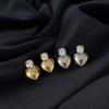 Серьги-гвоздики Niche Premium Diamond Love, женские, легкие, роскошные, универсальные, темпераментные, модные дизайнерские серьги