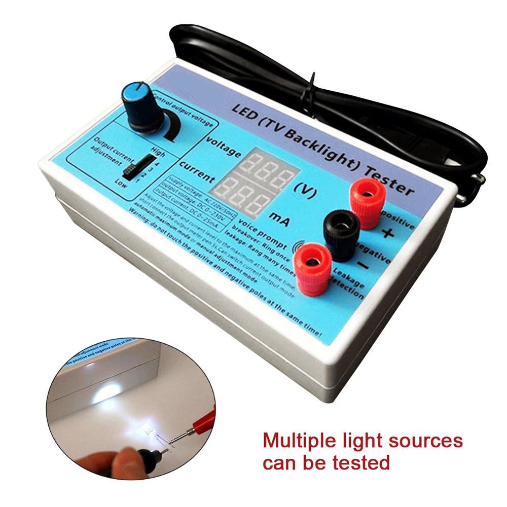 Тестер подсветки LED экрана, тестер ЖК-телевизора, тестер светодиодной лампы, световая панель, тестер светодиодного освещения с евровилкой