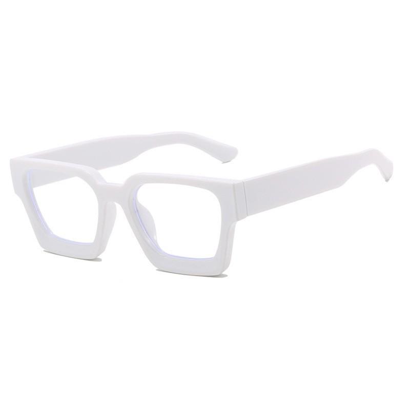 Anti-Blue Light Glasses Vintage Square Eyewear Women Man Daily Travel Eyeglasses Blue Light Blocking Man Lady Computer Eyeglas