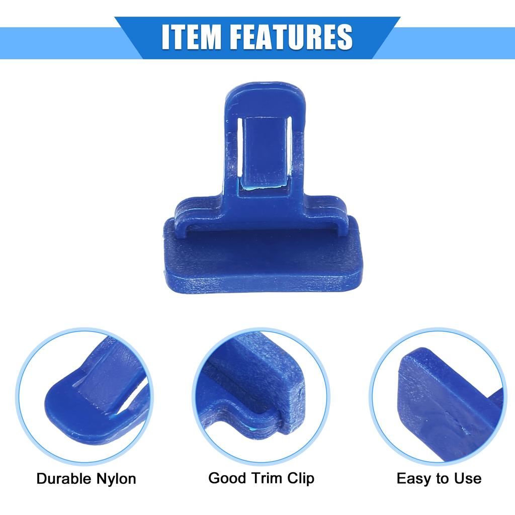 Зажим для бампера VekAuto Зажим для крепления крыла бампера Фиксатор заклепок Совместимо с Toyota Совместимо с Avalon Совместимо с 2013-2021 Нейлон Синий