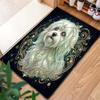 Green animal dog Pattern Square Carpet,Area Rug,Carpet Rug for Living Room Bedroom Sofa Playroom Decor,Non-slip Floor Mat,Holiday Birthday Gifts