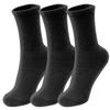 Soles for Outside Work Standing Cushion Cold Crew Calf Set of 3 [AQshop] [Thick Socks] Women's Socks, Work, Socks, 83% Cotton, Protection, Length,