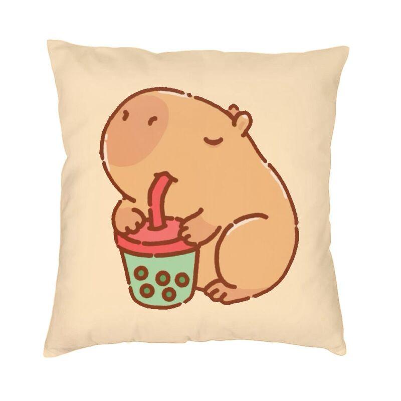 Capybara Cushion Cover Sofa Home Decorative Square Throw Pillow Cover x
