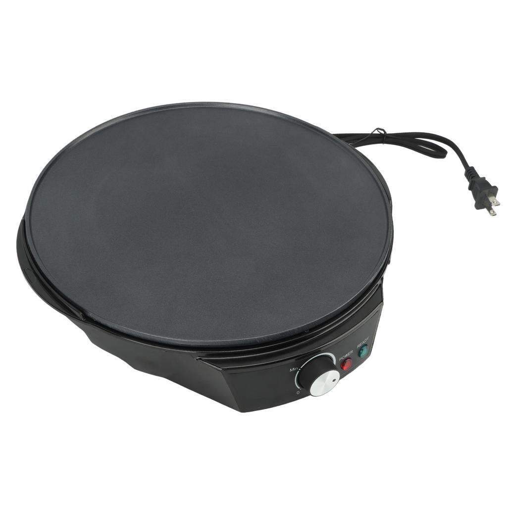 900W Electric Crepe Maker Griddle 30cm Nonstick Grill Pan Adjustable Temperature Control With Tools