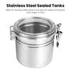 Coffee Bean Canister Airtight Storage Container Rust-Resistant Reusable Airtight Seal Coffee Bean