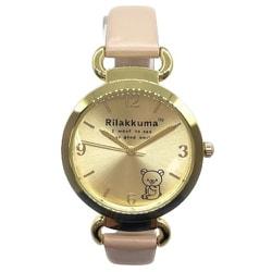 Alias Rilakkuma Women's Leather Strap Casual WW20103SXRK Wrist Watch