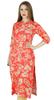Women Straight Kurta Kurti Front Opening Printed Tunic Casual Summer