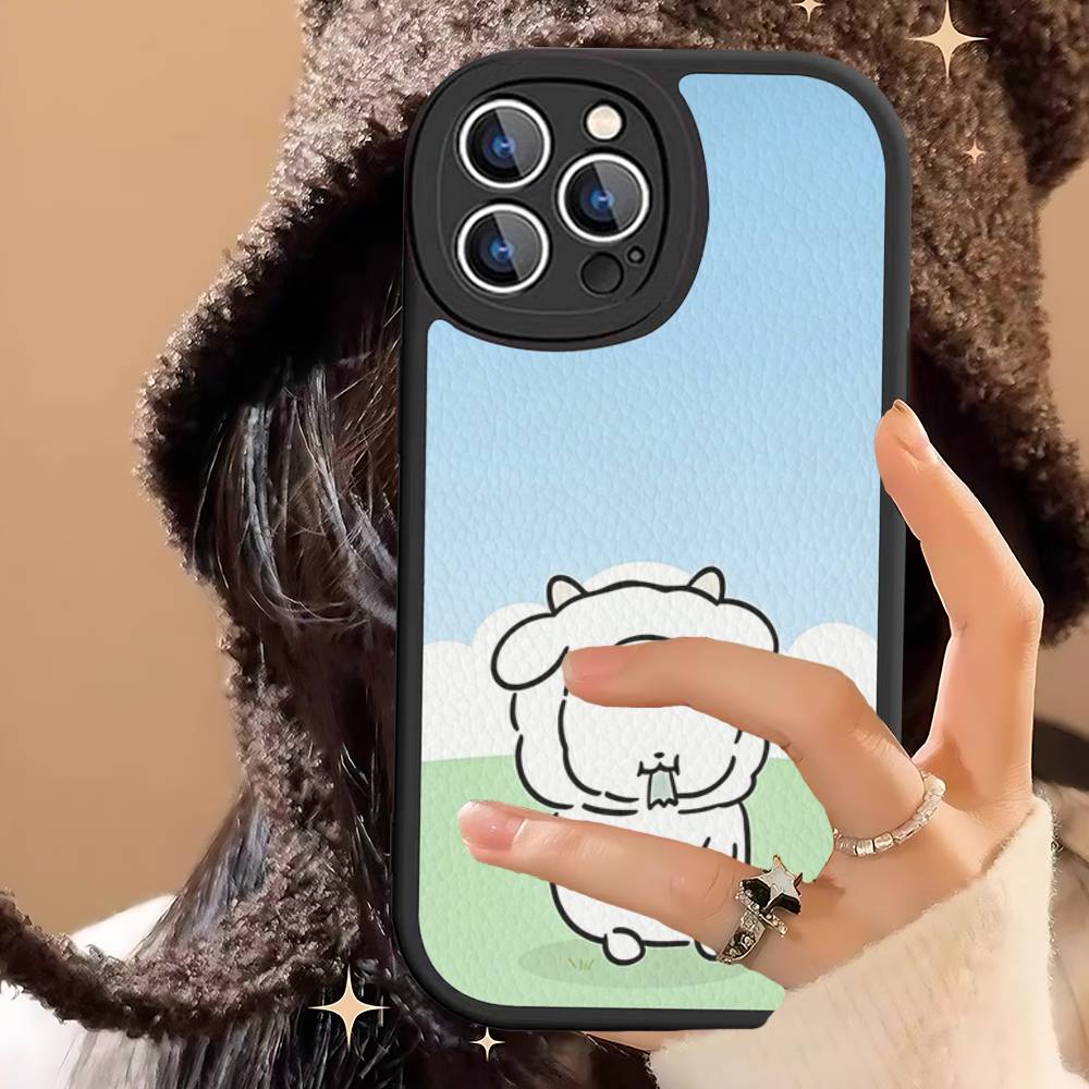 Anime Ganadi Leather Phone Case For IPhone 16 15 14 13 12 11 Pro Max Plus Shockproof Cover