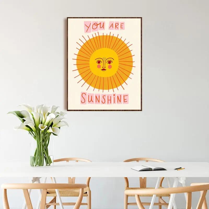 Вдохновляющая цитата Арт-постер Бохо Детская Комната Цвет Холст Живопись Клод Моне Настенный Принт Картина с цветами Кабинет Домашний Декор