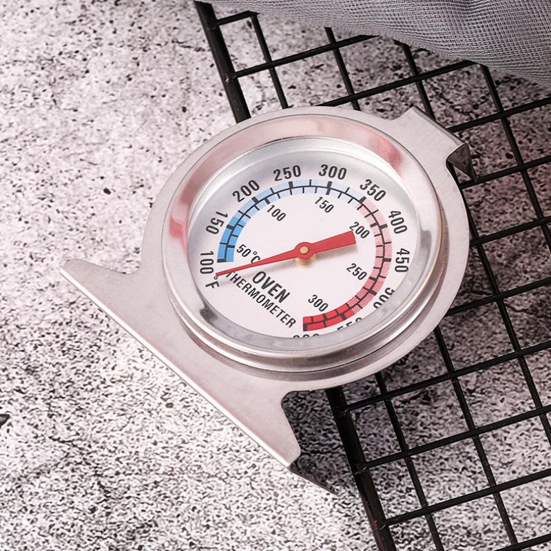 Термограф для духовки из нержавеющей стали 300°C Настольный измеритель температуры Мини-циферблат для выпечки хлеба мяса тортов дома