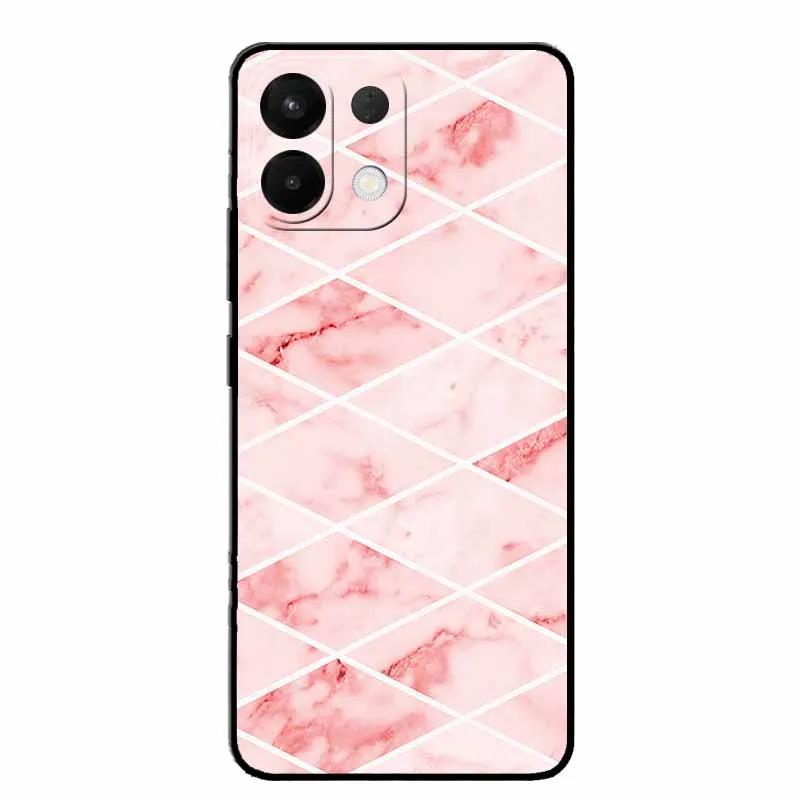 Чехол для Oppo K12s K13 5G Мраморный силиконовый задний чехол-бампер для OPPO K13 5G Мягкий черный Funda Oppo K12s PLD110 Чехол для телефона