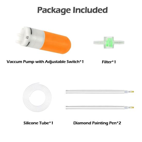 Вакуумная ручка для алмазного искусства Электрический инструмент для нанесения алмазов Без воска Питание от USB Алмазное искусство