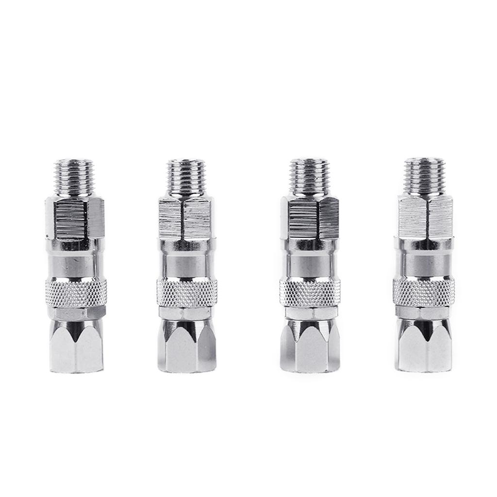 1/4-Inch Airless High Pressure Spray Hose Swivel Joint Suitable For Paint Sprayer Stainless Steel Tool Parts Accessories