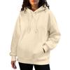 Women's Fashion Solid Color Casual Long Sleeve Hoodie