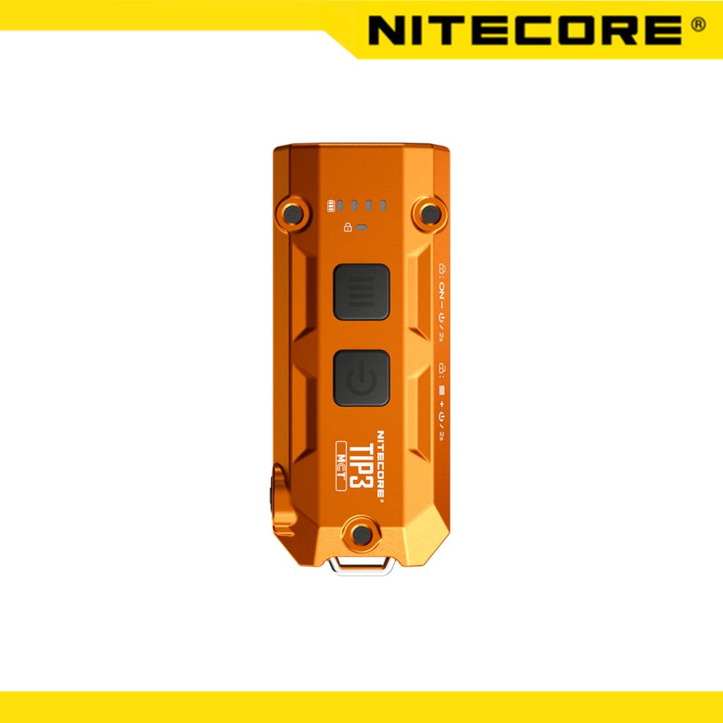 Nitecore TIP3 Flashlight 2026 Keychain Poket Lamp Key Light Portable EDC Light Build-in Battery Camping Torch Light Lantern