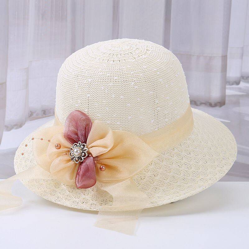 Hat Women's Sunscreen Sun Hat Summer Fashion Versatile Straw Hat Big Brim Outdoor Scenic Spot Sun