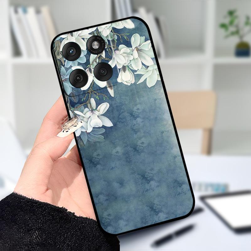 Для Motorola Edge 60 Fusion Мягкий чехол XT2503-4 Милый мультяшный силиконовый TPU чехол для телефона Для Moto Edge 60Fusion 5G Защитный Fundas