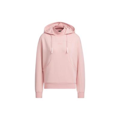 Толстовка с капюшоном Futsal Solid Color Logo Sports Casual Loose Hooded Sweatshirt Women hoodies Miracle-Purple Pink IZ1627