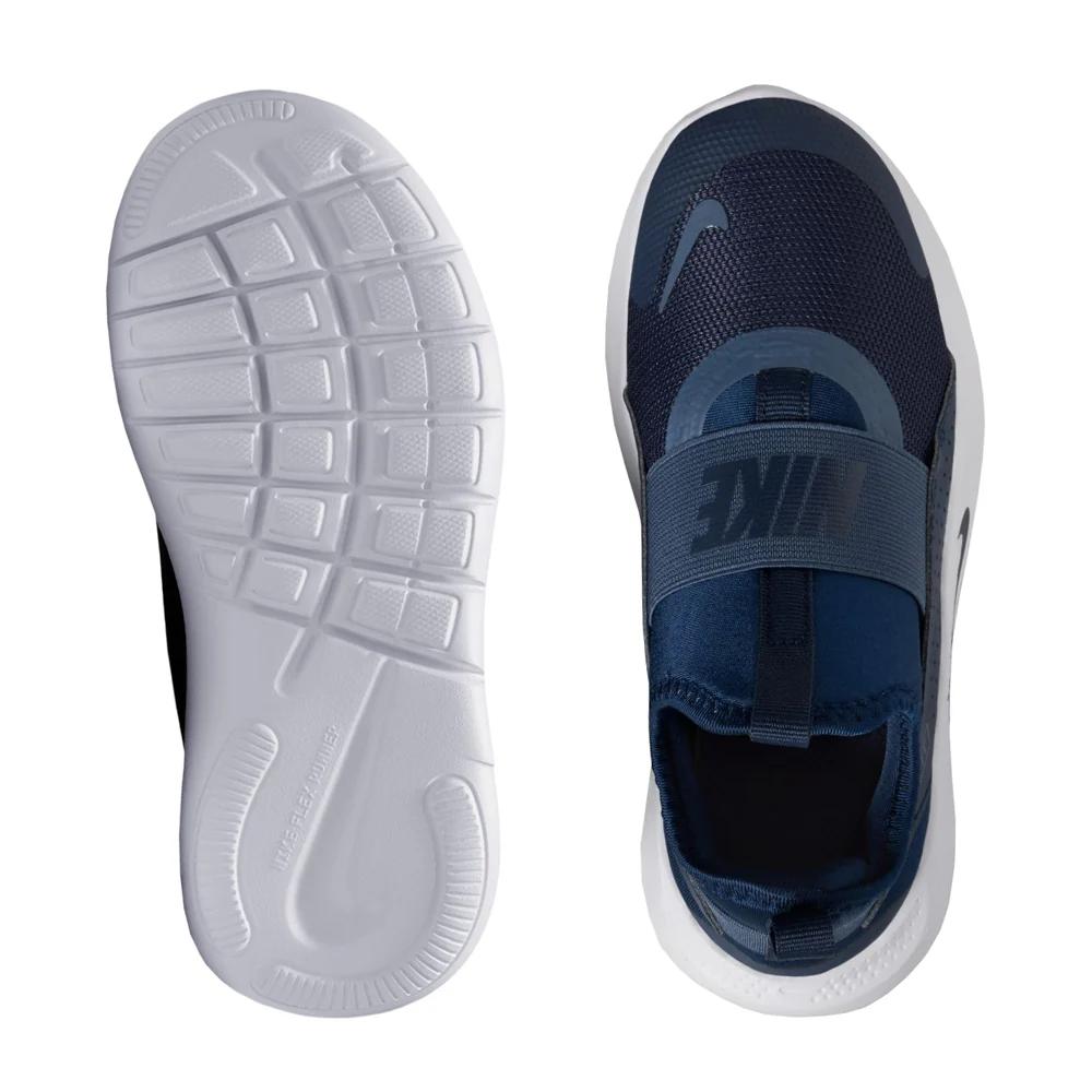 Nike Кроссовки для бега Flex Runner 4, устойчивые к истиранию, низкие, детские, синие, для детей 3-7 лет, IF2894-400